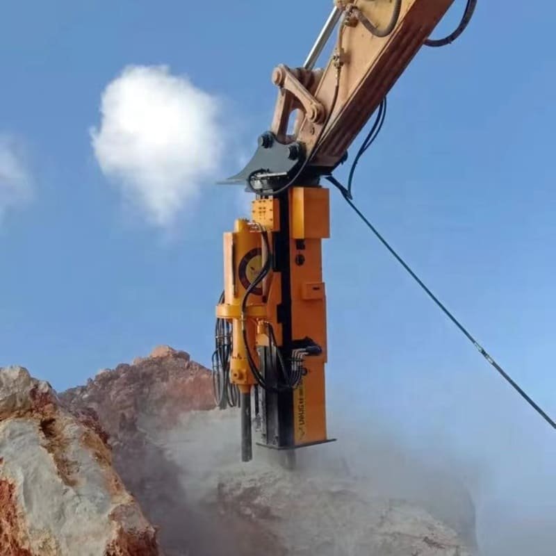 Integrated drilling and splitting machine advantage