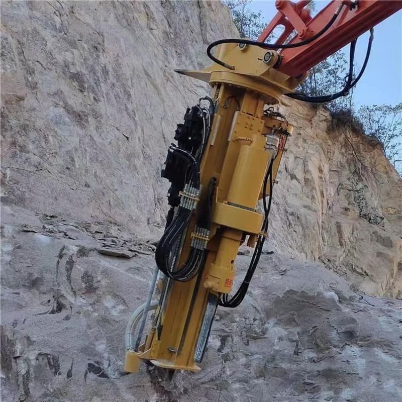 Integrated drilling and splitting machine advantage