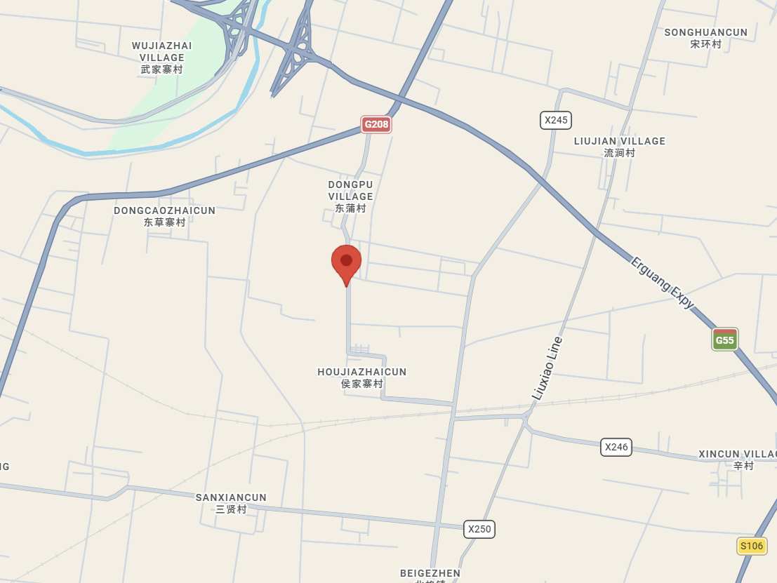 Factory location map - Dalian, Liaoning Province, China